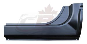 Rocker Extension Driver Side Dodge Ram Mega Cab 2006-2009 Under Rear Door , 1583-107