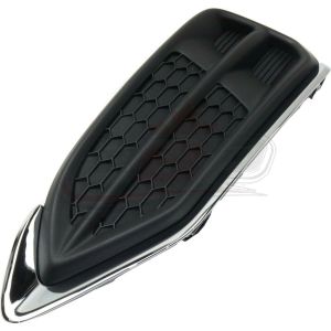 Fog Lamp Cover Front Driver Side Acura Rdx 2016-2018 Black With Chrome Moulding , AC1038112
