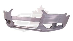 Bumper Front Audi A4 2013-2016 Without S-Line Pkg Without H/L Washer/Sensor Primed Gray , AU1000190
