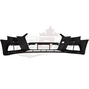 Bumper Front Audi A3 2017-2020 With Sensor Without Washer/Sport Conv/Sedan Capa , AU1000244C