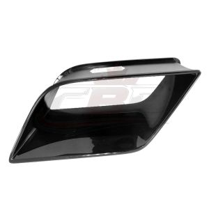 Bumper Air Duct Passenger Side Audi Rs5 2018-2019 Gloss Black Finish, Au1039144