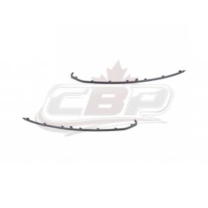Bumper Moulding Front Driver Side Audi A3 2017-2020 Textured Black Without S-Line Conv/Sedan , AU1046103
