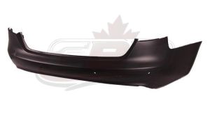 Bumper Rear Audi A4 2013-2016 Primed With Sensor Hole Capa , AU1100207C