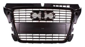 Grille Painted Audi A3 2009-2013 Black , AU1200119
