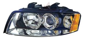 Head Lamp Driver Side Audi S4 2004-2005 Halogen High Quality , AU2502113