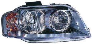 Head Lamp Driver Side Audi A3 2006-2008 Halogen High Quality , AU2502134