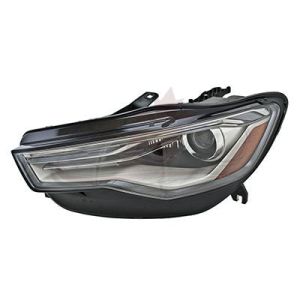 Head Lamp Driver Side Audi A6 2016-2018 Bi-Xenon With Auto Level Capa, Au2502195C