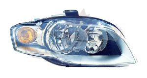 Head Lamp Passenger Side Audi S4 2005-2008 Halogen High Quality , AU2503128