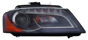 Head Lamp Passenger Side Audi A3 2009-2013 Xenon Without Curve High Quality , AU2503166