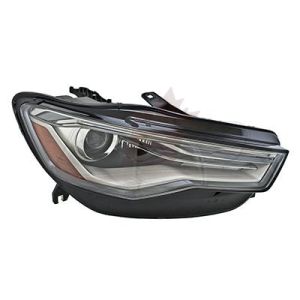 Head Lamp Passenger Side Audi A6 2016-2018 Bi-Xenon With Auto Level Capa, Au2503195C