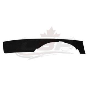 Fog Lamp Trim Front Upper Driver Side Audi S4 Cabrio /Convertible 2007-2009 Without Sprt Pkg Matte-Black , AU2600101