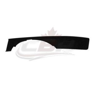 Fog Lamp Trim Front Upper Passenger Side Audi A4 2005-2008 Without Sprt Pkg Matte-Black , AU2601101