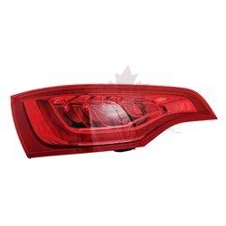 Trunk Lamp Passenger Side Audi Q7 2010-2015 Led Liftgate Mounted Capa, Au2801113C
