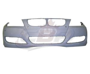 Bumper Front Bmw 3 Series Wagon 2009-2012 Primed With Sensor Hole Without Headlamp Wash Hole , BM1000210