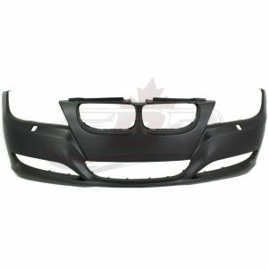 Bumper Front Bmw 3 Series Sedan 2009-2011 Primed Without Sensor Hole With Headlamp Wash Hole , BM1000211