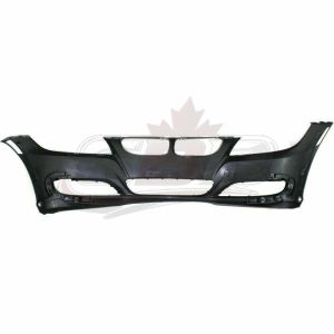 Bumper Front Bmw 3 Series Wagon 2009-2012 Primed Without Sensor Without Headlamp Wash Hole Capa , BM1000212C