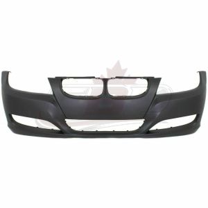Bumper Front Bmw 3 Series Wagon 2009-2012 Primed Without Sensor Without Headlamp Wash Hole , BM1000212