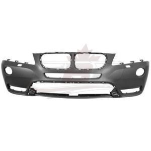 Bumper Front Bmw X3 2011-2014 Primed With Head Lamp Washer Without M Pkg Capa , BM1000253C