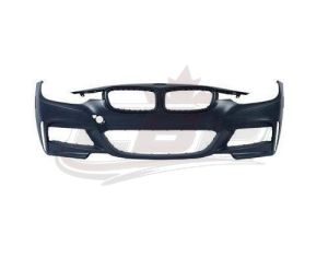 Bumper Front Bmw 3 Series Sedan 2013-2018 Primed With M-Pkg Without Washer Holes/Park Distance Control , BM1000295