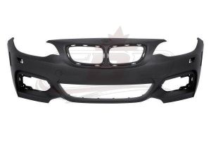 Bumper Front Bmw M240I 2017-2021 Primed Without Sensor With Washer/M-Pkg , BM1000330