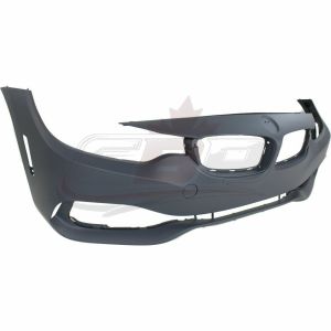 Bumper Front Bmw 4 Series 2014-2016 Without Park Assist/Park Aid/Camera/Washer/M-Pkg Capa, Bm1000331C