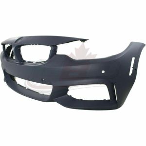 Bumper Front Bmw 440I 2017-2019 Without Washer/Park Aid With Camera/Park Assist/M-Pkg , BM1000338