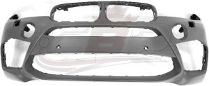Bumper Front Bmw X6 2015-2019 Primed With Park Assist Sensor/Head Lamp Washer Without Park Assistant, Bm1000436