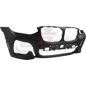 Bumper Front Bmw X3 2018-2020 Primed Without Sensor With M-Pkg For 30I/M40 Model , BM1000497