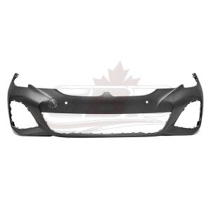 Bumper Front Bmw 330I 2019-2021 Primed Without Park Assist With Park Distance Sensor/M-Pkg , BM1000516