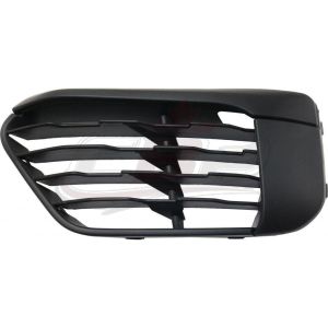 Grille Lower Driver Side Bmw X1 2016-2019 Matte Black Without Sensor Base Model , BM1038203