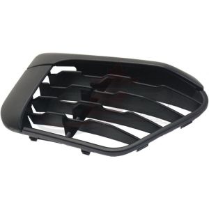 Grille Lower Passenger Side Bmw X1 2016-2019 Matte Black Without Sensor Base Model , BM1039203