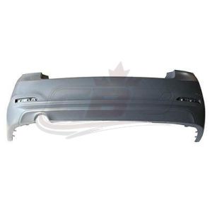 Bumper Rear Bmw 3 Series Sedan 2016-2018 Primed Without Chrome Trim Without Park Assist Capa , BM1100346C