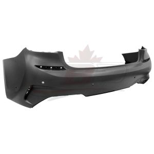 Bumper Rear Bmw 330E 2021-2022 Primed With Park Assist/Park Distance/M-Pkg Capa, Bm1100435C