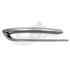 Bumper Moulding Rear Driver Side Bmw 5 Series 2014-2016 Without M Pkg Modern Line Chrome/Silver , BM1146113