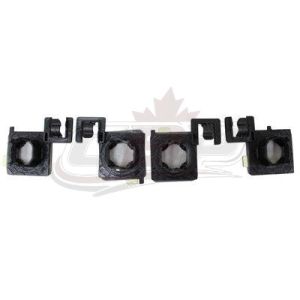 Bumper Sensor Mounting Bracket Kit Rear Bmw 5 Series 2011-2016 (4-Pcs) M-Pkg , BM1199100