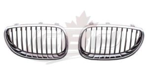 Grille Driver Side Bmw 5 Series 2004-2010 Chrome.Black , BM1200140