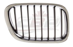 Grille Driver Side Bmw X5 2000-2003 Chrome.Black , BM1200152