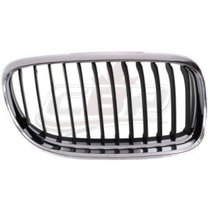 Grille Passenger Side Bmw 3 Series Sedan 2009-2011 Chrome/Black , BM1200191