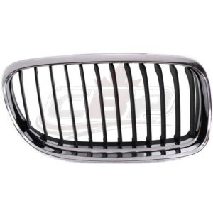 Grille Passenger Side Bmw 3 Series Sedan 2009-2011 Chrome/Black, Bm1200191U