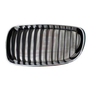 Grille Driver Side Bmw 1 Series 2008-2013 Chrome/Black Coupe/Conv , BM1200238