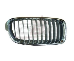Grille Passenger Side Bmw 3 Series Sedan 2012-2018 Chrome/Silver , BM1200239