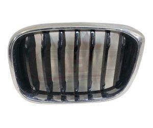 Grille Driver Side Bmw X3 2018-2021 Matte Black With Chrome Frame Without m-Pkg Base Model , BM1200304