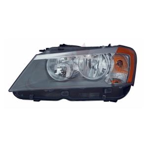 Head Lamp Driver Side Bmw X3 2011-2014 Halogen Capa, Bm2502170C
