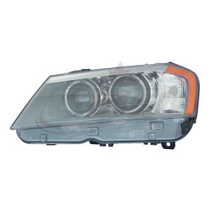 Head Lamp Driver Side Bmw X3 2011-2014 Xenon Without Adaptive Lamp Capa, Bm2502172C