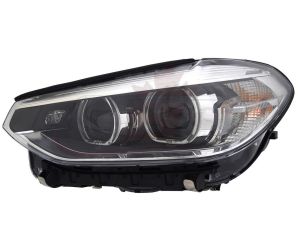Head Lamp Driver Side Bmw X4 2018-2021 Led With Modified Logo/Adaptive Led/Cornering Without Automatic Highatchback Eams High Quality, Bm2502194
