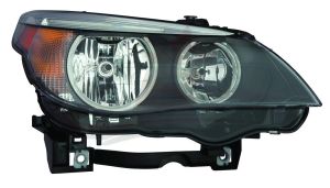 Head Lamp Passenger Side Bmw 5 Series 2004-2007 Halogen High Quality , BM2503133