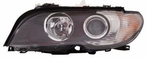 Head Lamp Driver Side Bmw 3 Series Convertible 2003-2006 Halogen White Turn Signal High Quality , BM2518112