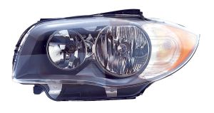 Head Lamp Driver Side Bmw 1 Series 2008-2011 Halogen Capa, Bm2518118C