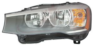 Head Lamp Driver Side Bmw X4 2015-2018 Halogen Capa, Bm2518142C