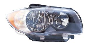 Head Lamp Passenger Side Bmw 1 Series 2008-2011 Halogen High Quality , BM2519118